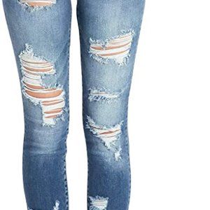 Distressed Skinny Jeans